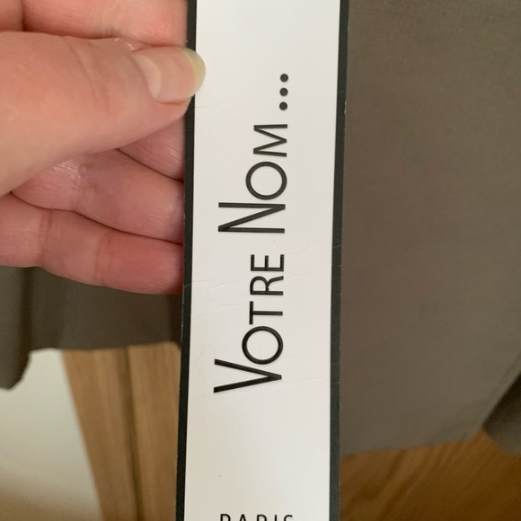 Votre Nom trench coat, quality, lined, belted, pockets, tan, double breasted, XL - Picture 6 of 15